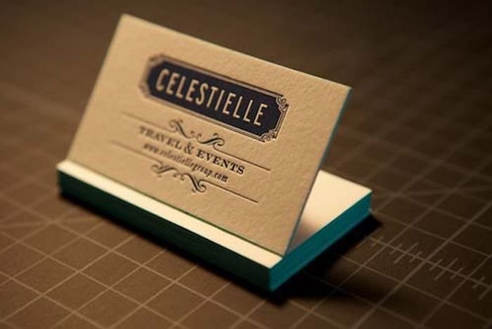 creative edge painted business card