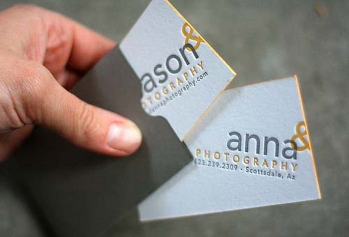 creative edge painted business card