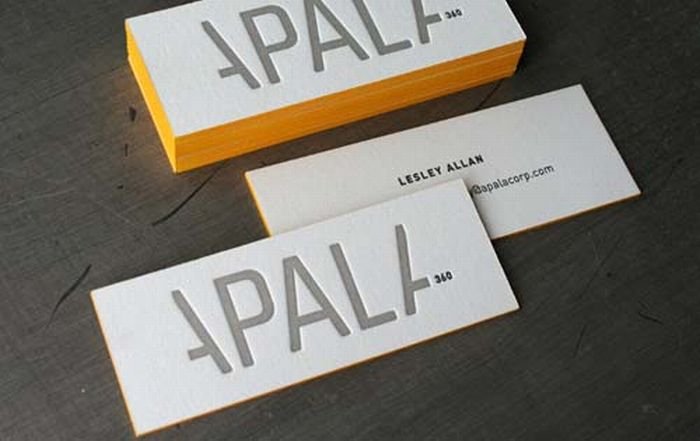 creative edge painted business card