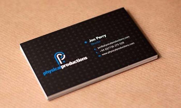 creative edge painted business card