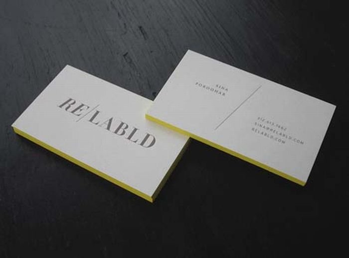 creative edge painted business card