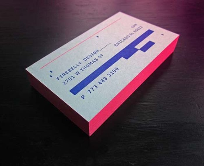 creative edge painted business card