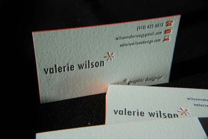 creative edge painted business card