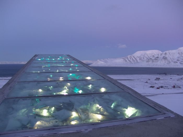 Svalbard Global Seed Vault, Longyearbyen, Spitsbergen, Arctic Svalbard archipelago, Norway