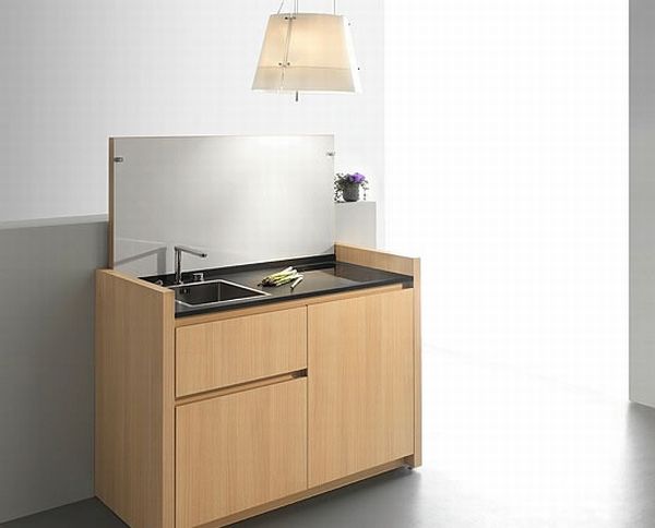 Compact mini kitchen by Kitchoo