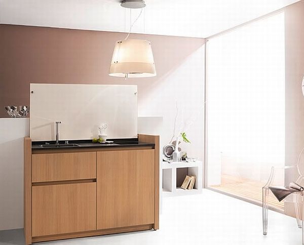 Compact mini kitchen by Kitchoo