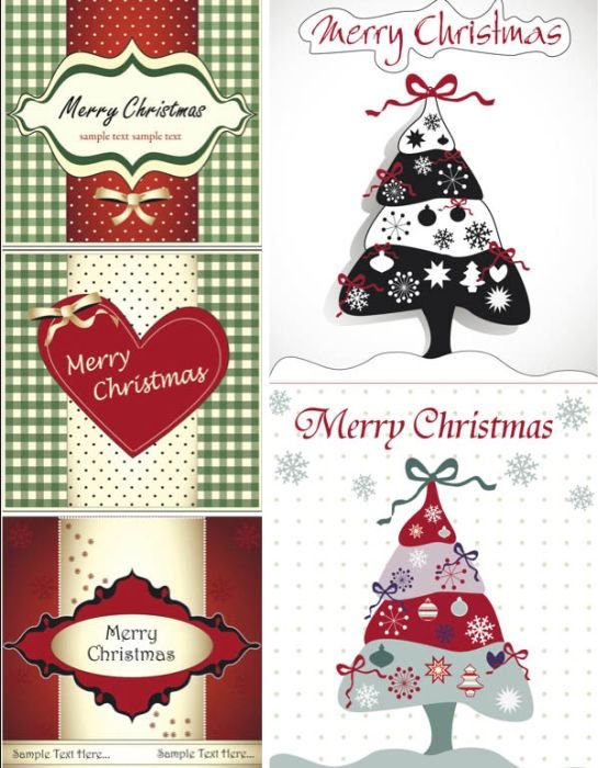 christmas card and decoration