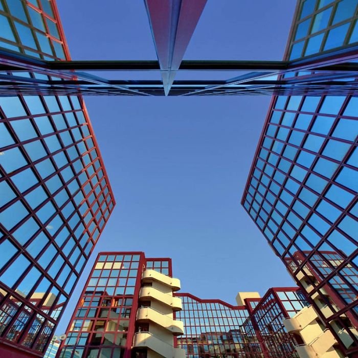 building into the sky