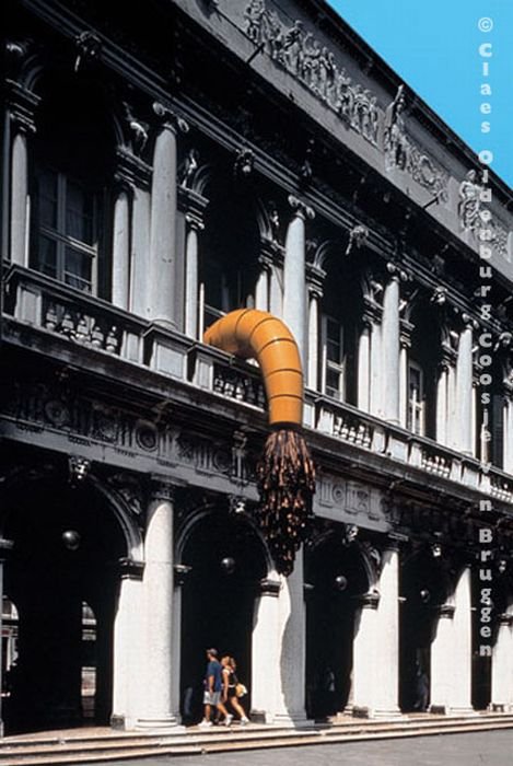 Giant World replicas by Claes Oldenburg