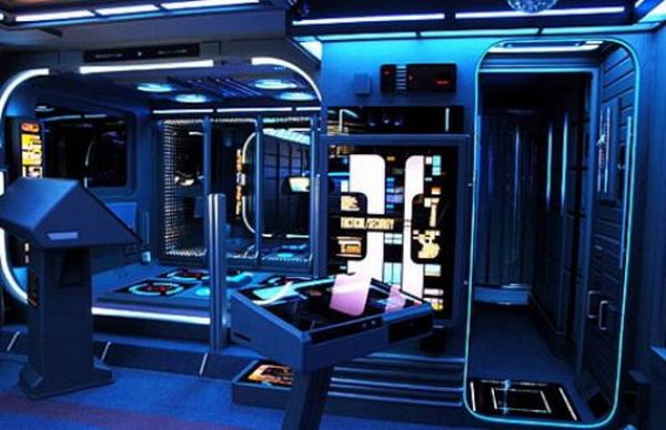 Star Trek USS Enterprise home by Tony Alleyne