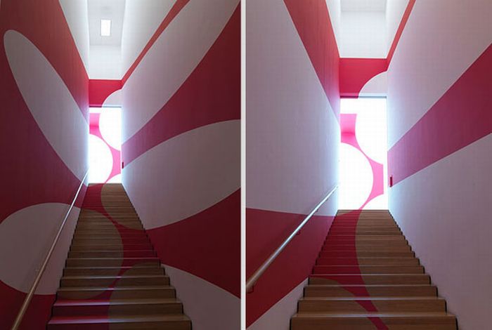 Anamorphic illusions by Felice Varini