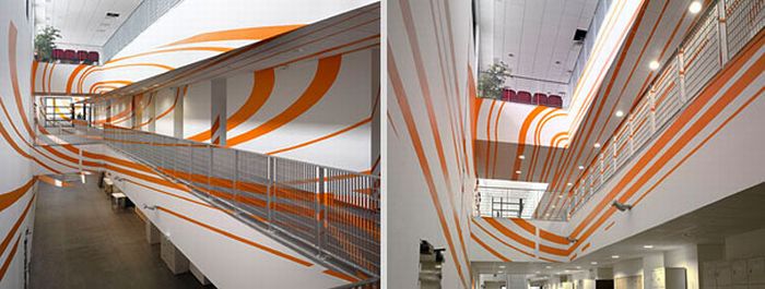 Anamorphic illusions by Felice Varini