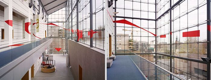 Anamorphic illusions by Felice Varini