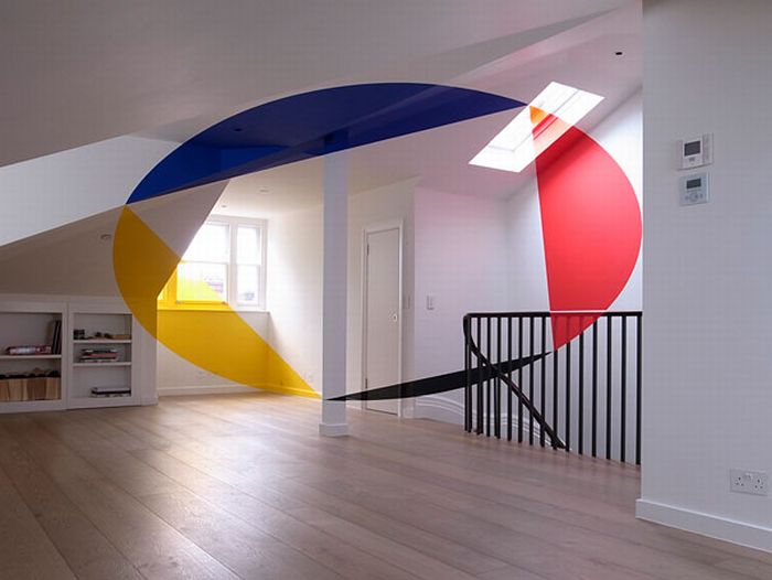 Anamorphic illusions by Felice Varini