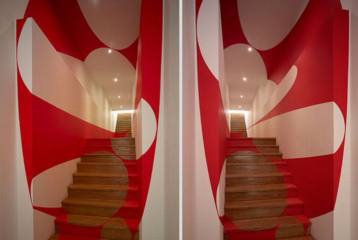 Anamorphic illusions by Felice Varini