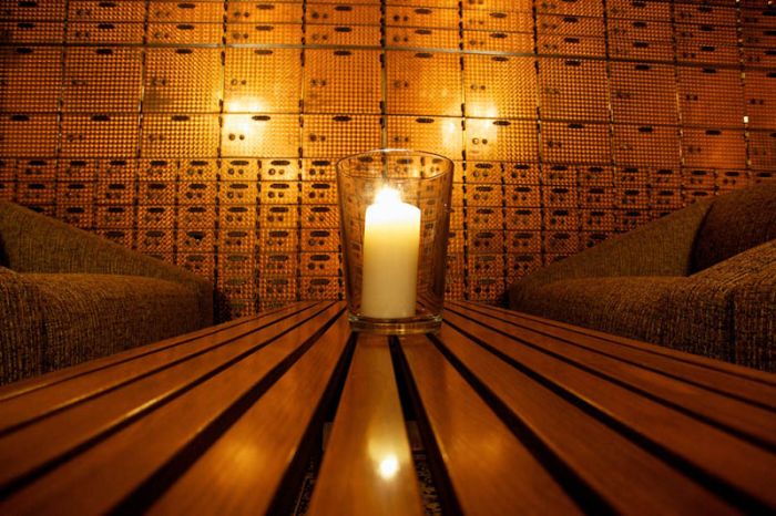 The Bedford club inside a 1920s Bank, VIP lounge, Wicker Park, Chicago, United States