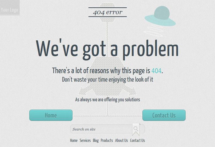 HTTP 404 error page