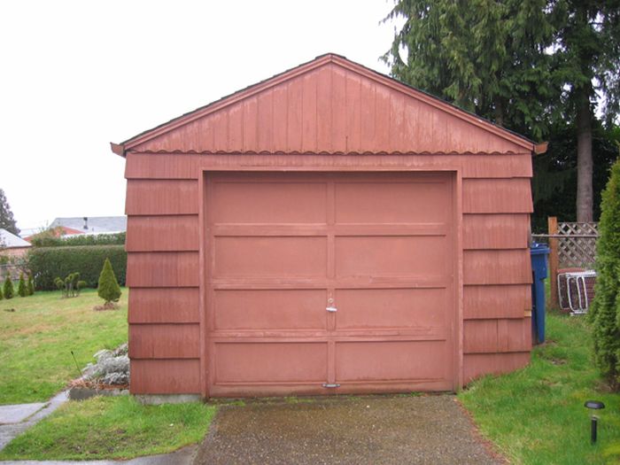 garage transformed into a mini house