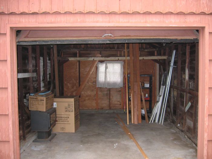 garage transformed into a mini house