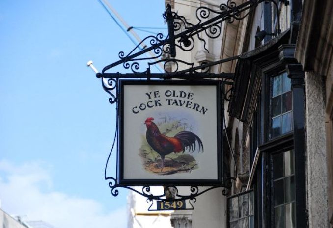 Pub signs, United Kingdom