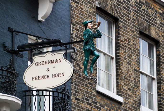 Pub signs, United Kingdom