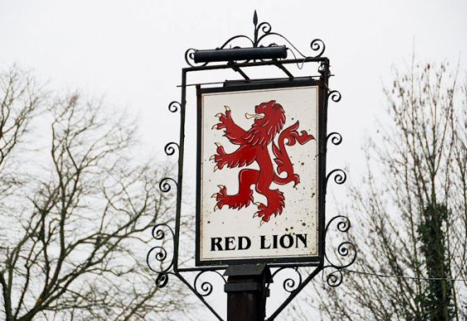 Pub signs, United Kingdom