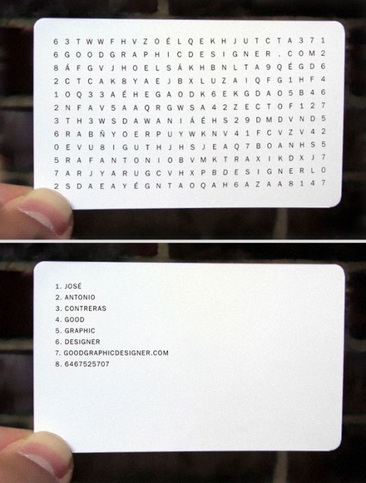 creative business card