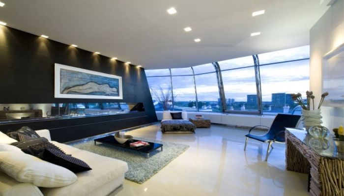 Glass rooftop penthouse, London, United Kingdom