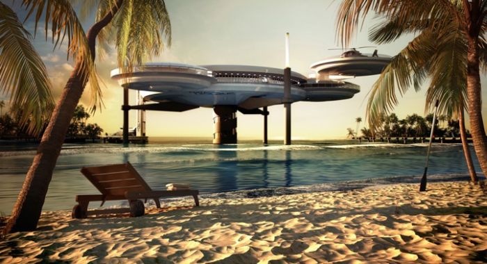 Water Discus Underwater hotel concept, Dubai, United Arab Emirates