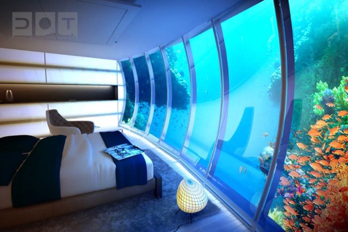 Water Discus Underwater hotel concept, Dubai, United Arab Emirates