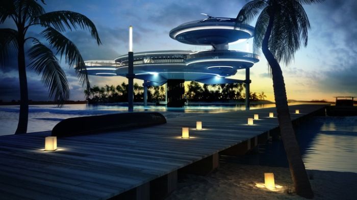 Water Discus Underwater hotel concept, Dubai, United Arab Emirates