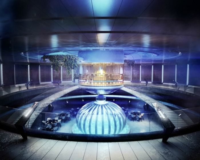 Water Discus Underwater hotel concept, Dubai, United Arab Emirates