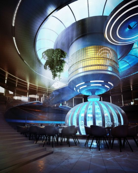 Water Discus Underwater hotel concept, Dubai, United Arab Emirates