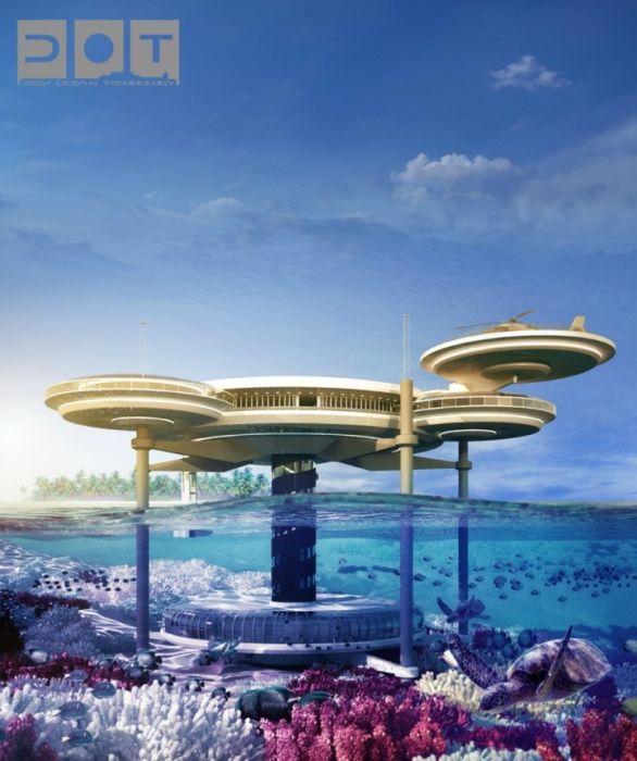 Water Discus Underwater hotel concept, Dubai, United Arab Emirates