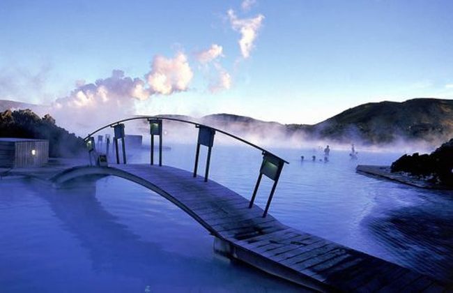 The Blue Lagoon geothermal spa, Grindavík, Reykjanes Peninsula, Iceland
