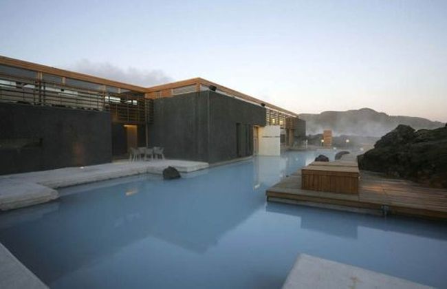 The Blue Lagoon geothermal spa, Grindavík, Reykjanes Peninsula, Iceland