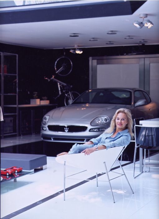 maserati glass residential garage