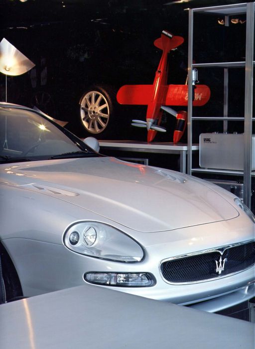 maserati glass residential garage