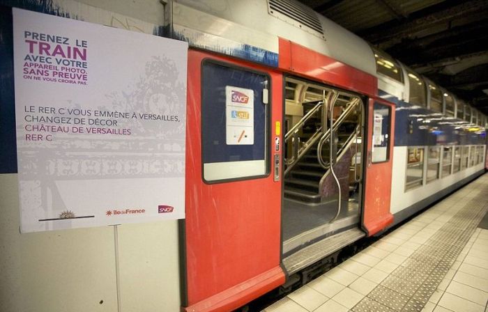 interior of paris - versailles train