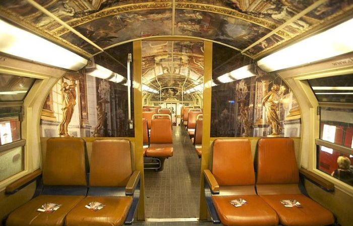 interior of paris - versailles train