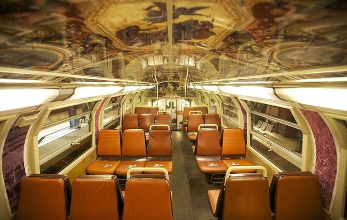 interior of paris - versailles train