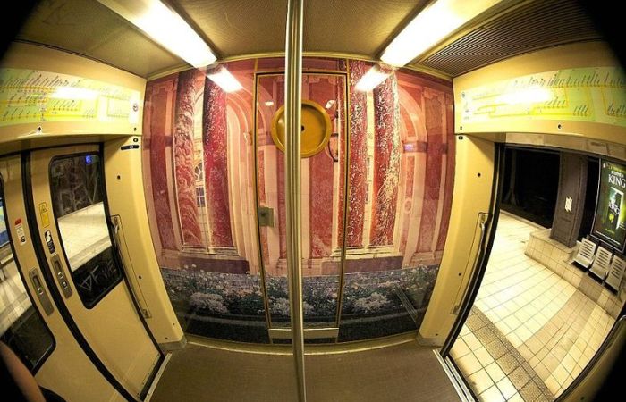 interior of paris - versailles train