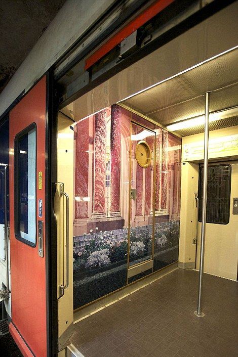 interior of paris - versailles train