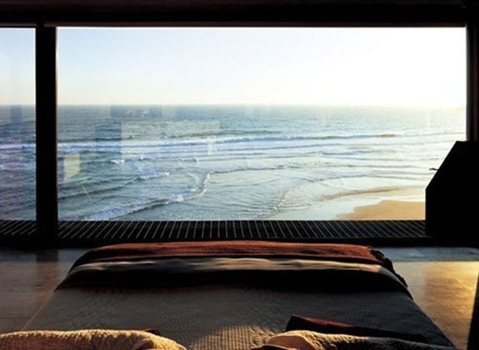 bed with a view