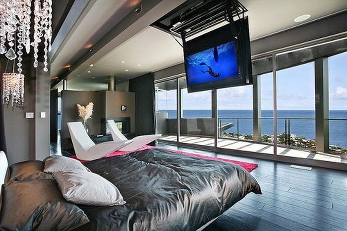 bed with a view