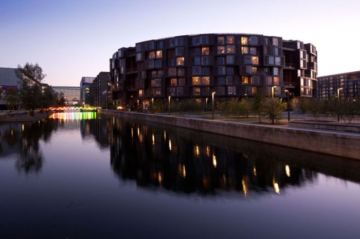 Tietgenkollegiet, University dormitory, Orestad, Copenhagen, Denmark