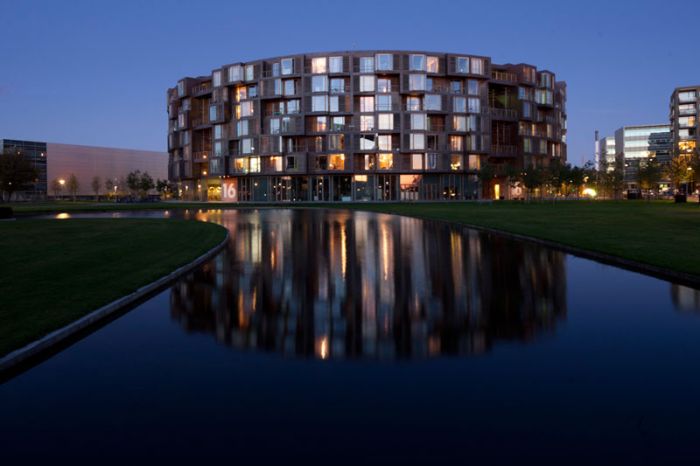 Tietgenkollegiet, University dormitory, Orestad, Copenhagen, Denmark