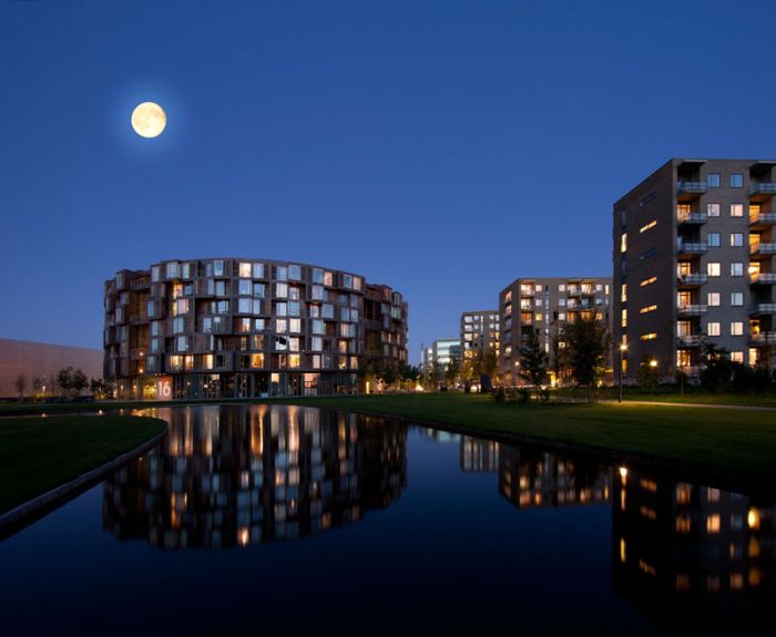 Tietgenkollegiet, University dormitory, Orestad, Copenhagen, Denmark