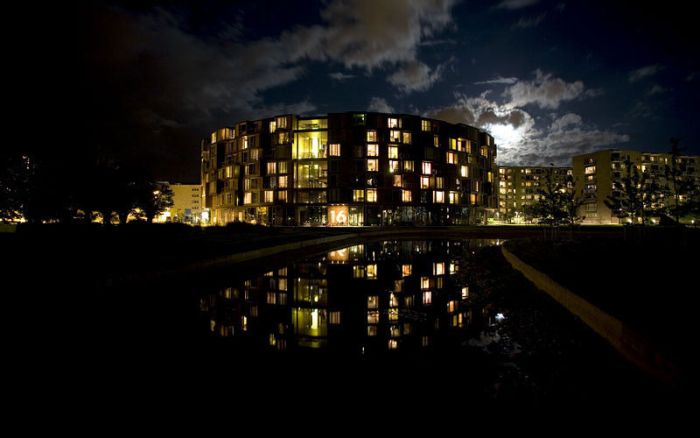 Tietgenkollegiet, University dormitory, Orestad, Copenhagen, Denmark