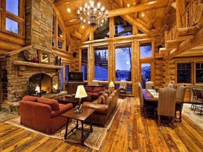 log cabin house